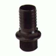 Raccord annelé - Droit - M 3/8" pas gaz - Embout cannelé Ø 13 mm Raccord annelé - Droit - M 3/8" pas gaz - Embout cannelé Ø 13 mm