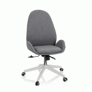 Siège de bureau / Siège pivotante AVEA I tissu gris hjh OFFICE - gris polyester 729432