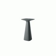 Table haute AMELIE UP - gris éléphant