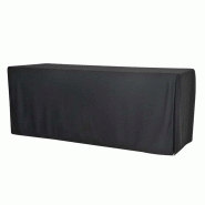 Zown Housse lisse pour table XXL200 – Noir - noir polyester SPTTP-00417