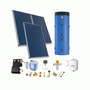Astrea Pack E - SSC toiture plate 3 capteurs solaires, ballon combiné 400L production ECS instantanée, kit accessoires - Thermador - PSOLCHECSPBM34TP Astrea Pack E - SSC toiture plate 3 capteurs solaires, ballon combiné 400L production ECS instantanée, kit accessoires - Thermador - PSOLCHECSPBM34TP