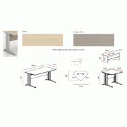 Composition d'angle Sigma - Mobel Linea - Argent Ral 9006, Hêtre_0
