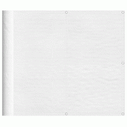 Écran de balcon blanc 90x800 cm 100% polyester oxford Modèle Balcon Supreme - 4000096