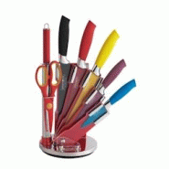 Ensemble de couteaux 7 pièces avec bloc Multicouleur Royalty Line RLCOL8W - multicolore 5407004741482 Ensemble de couteaux 7 pièces avec bloc Multicouleur Royalty Line RLCOL8W - multicolore 5407004741482
