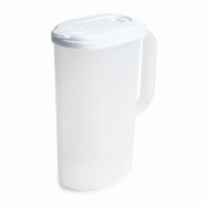Gobelet gradué avec couvercle pour porte de réfrigérateur 2L Metaltex - 8002527361253