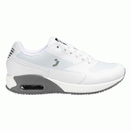 Safety Jogger - Baskets de travail médicales basses sportives pour femmes à mémoire de forme ELA blanc et vert clair O1 http://carbonn.Fr/img/co/41
