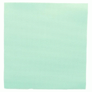 Serviette en ouate gaufré 2 plis vert d'eau 39x39cm - par 1200