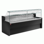 Vitrine presentation profondeur 800 positif à vitre droite 90° avec... - PRO10/B5-R2