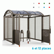Abri cycles sécurisé 6 /12 places