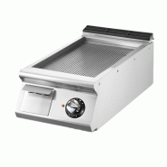 Fry-top électrique, top, plaque nervurée 400x730x250 mm - VIRTUS - 4068875005274