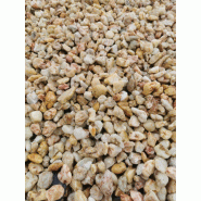 Gravier 8/16 Jaune - Idéal pour aménagements extérieurs et allées