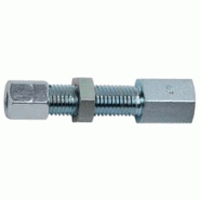 Passe-cloison droit mâle-femelle - F10X100 , 66 , 20 , 6 , 17 , 14