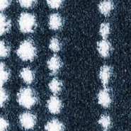 Tapis déco intérieur absorbant - perles nuit - 75x50 cm