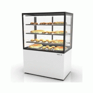 Vitrine chauffante INTEGRA chaleur sèche sur base - 1000 mm - 4 niveaux - H1400 mm - IN100/80-140C | Sayl Barcelona- Accès Back-Service - 674005070315