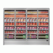 Vitrine verticale froid positif 4 portes Bonnet Névé EPTA Multifresh 4P/250 Efficia P74cm (%IA82-1... Ou MULTIFRESH... )