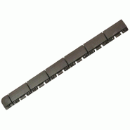 ArtPlast - Finition de dalle, finition femelle 60x6x1,3 cm, gris - Collection MARTE - gris plastique polypropylène ZA1960