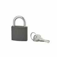Cadenas ACERA gris à clé, base 40 mm, anse acier cémenté, 3 clés - SERRUPRIX - 3150269880039 Cadenas ACERA gris à clé, base 40 mm, anse acier cémenté, 3 clés - SERRUPRIX - 3150269880039