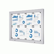 Exposiciónate Vitrine Extérieure Verrouillable Alpha 8 x A4 SCA8xA4 - argenté aluminium 8596052197864