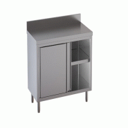 GastroHero Armoire de travail en acier inoxydable ECO 10x7 avec dosseret - argenté inox ASS-ECO1070A GastroHero Armoire de travail en acier inoxydable ECO 10x7 avec dosseret - argenté inox ASS-ECO1070A