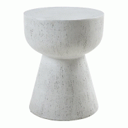 Helloshop26 - Table d'appoint 51 x 40 cm blanc 03_0010941 - blanc 3000225494438