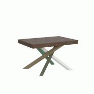 Itamoby Table Extensible 120/380X90 Cm Volantis Pieds Noyer Multicolore 4/A - marron 8050598907481