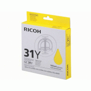 Ricoh GC31Y Jaune Cartouche de Gel ORIGINALE - 405691 - 000000120054440145