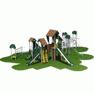 Structure de jeux 3 tours + accro gamme terra - te31801i