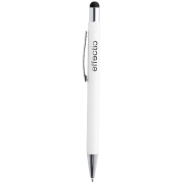 Stylo à bille stylet en aluminium - revêtement spécial pour gravure colorée - encre bleue Stylo à bille stylet en aluminium - revêtement spécial pour gravure colorée - encre bleue