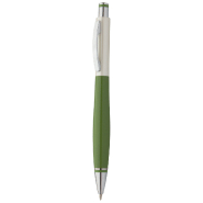 Stylo à bille en plastique - clip en métal - blanc perle - recharge bleue Stylo à bille en plastique - clip en métal - blanc perle - recharge bleue