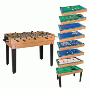 Table multi-jeux 15 jeux en 1 - baby foot - billard - tennis table etc Table multi-jeux 15 jeux en 1 - baby foot - billard - tennis table etc