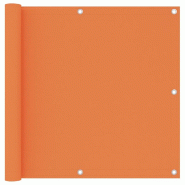 VidaXL Écran de balcon Orange 90x600 cm Tissu Oxford Modèle Jardin Ultimate - orange 135051
