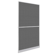 Vidaxl moustiquaire blanche à charnière pour portes 120 x 240 cm 141565