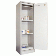 Armoire anti-feu 1 porte F90 avec serrure - Pour produits inflammables - CEMO - 8701 Armoire anti-feu 1 porte F90 avec serrure - Pour produits inflammables - CEMO - 8701