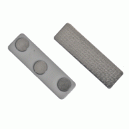 Barrette aimant métal 45mm - Lot de 100 - Référence : IDM45