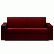 CANAPÉ LIT 4 PLACES DREAMER CONVERTIBLE EXPRESS 160*197*16CM  MICROFIBRE ROUGE