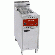Diamond - Friteuse gaz, 1 cuve 16 lit., sur meuble - réf. FSM-16G/C - inox AKS-FSM-16G/C
