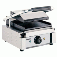 Grill contact électrique plaques mi-rainurée mi-lisse | Bartscher - A150668