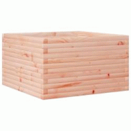 Helloshop26 - Jardinière bac lit surélevé plantes fleurs terrasse jardin 80 x 80 x 45,5 cm bois massif de douglas marron 02_0037913 - 3000213993530