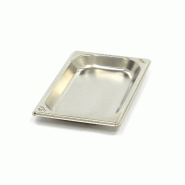 Maxima Récipient gastronorm - 1/4 GN - profondeur 2 cm - acier inoxydable – 26.5 × 16.2 × 2 cm - AKS-09367527