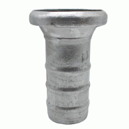 Raccord d'irrigation type 'Bauer' femelle en acier zingué cannelé - YBAFDA200AC - 8''/200mm