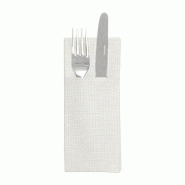 Serviette kangourou spunlace grise 33x40cm par 700