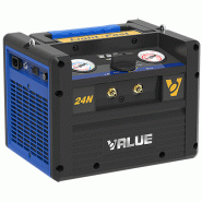 Station de récupération compacte - 1 CV bicylindre - 230 L/h - 9,2 kg - avec accessoires - compatible R32