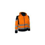 Veste softshell de signalisation. Doublépolaire. 2 w 1.