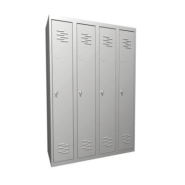 Vestiaire monobloc Primo Industrie propre 4 cases gris RAL 7035 Vestiaire monobloc Primo Industrie propre 4 cases gris RAL 7035