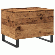 VidaXL Table basse vieux bois 60x44,5x45 cm bois d'ingénierie Modèle Sérénité Moderne - 857440