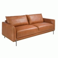 AC ANGEL CERDA Angel Cerdá Canapé 3 places en cuir marron 6130C 210 x 88 x 83 - marron fourrure 8435631020974 AC ANGEL CERDA Angel Cerdá Canapé 3 places en cuir marron 6130C 210 x 88 x 83 - marron fourrure 8435631020974