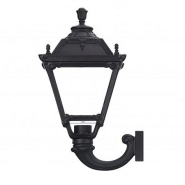 Applique extérieure city indura ip55 à équiper d'une ampoule e27 coloris noir hauteur 650 mm