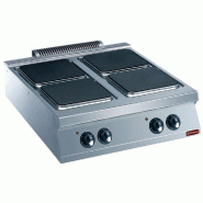 Diamond - Cuisinière 4 plaques électriques -TOP- - réf. E22/4PQ8T-N - gris inox AKS-E22/4PQ8T-N