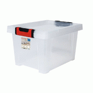 EDA Boîte de rangement CLiPSTOCK, 5 litres, PP, transparent - transparent plastique 3086960274610