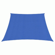 Helloshop26 - Voile toile d'ombrage parasol 160 g/m² PEHD 3/4 x 2 m bleu 02_0009059 - bleu 3000484982721